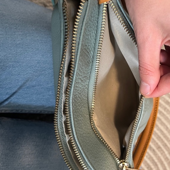 Divina Firenze Convertible crossbody shoulder bag light blue - Picture 8 of 9